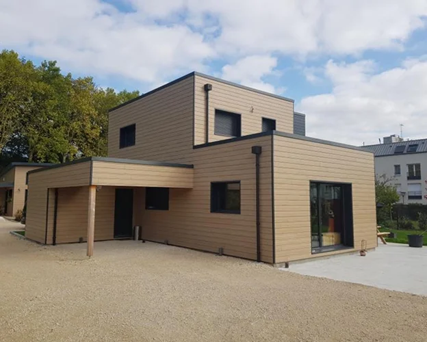 maison ossature bois à Monts près de Tours en Indre-et-Loire 37